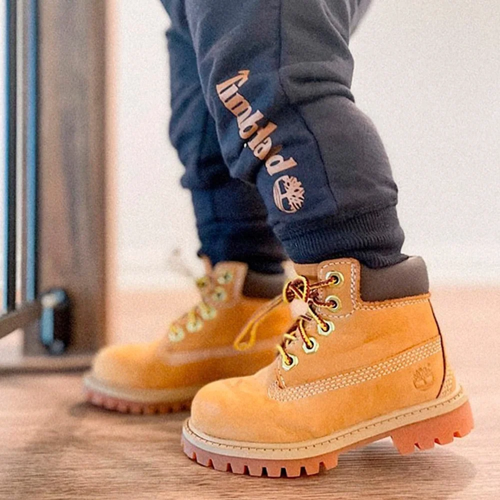 Toddler Timberland 6-Inch Waterproof Boots - Wheat Nubuck - Size Toddler 8